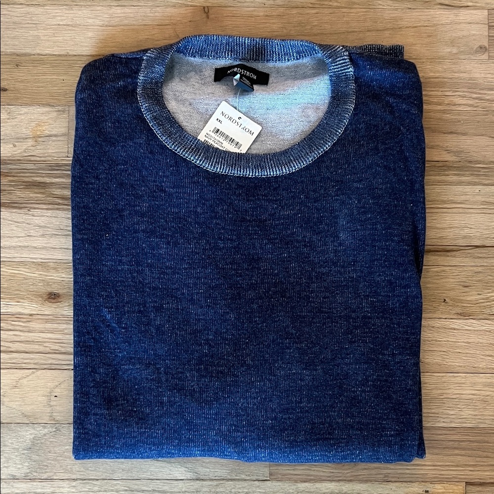 Nordstrom Men's Blue Crewneck Sweater